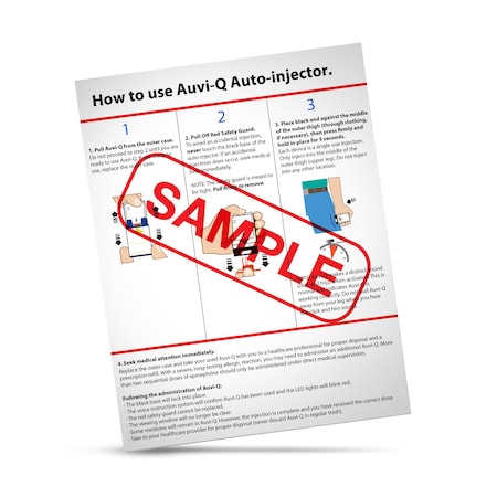 Aek Replacement Emergency Instruction Sheet  AuviQ AutoInjectors EN9399